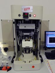 Caracterizare fizico-mecanica Determinarea aderentei straturilor subtiri depuse Sistem CETR-UMT 2 2 moduri de contacte glisante: cu piston alternativ sau unidirecțional glisante controleaza