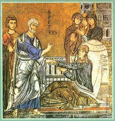 Cosmas and Damian were born of wealthy parents and educated in the best schools, receiving training in medicine.