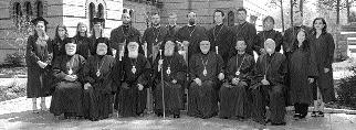 Bishop Ilia, Bishop Gerasimos, Bishop Savas, Father Nicholas