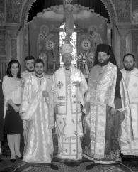 Feast of Epiphany, January 6, 2004, assisted by the pastor of over 50 years, Father Theofanis Kolyvas.
