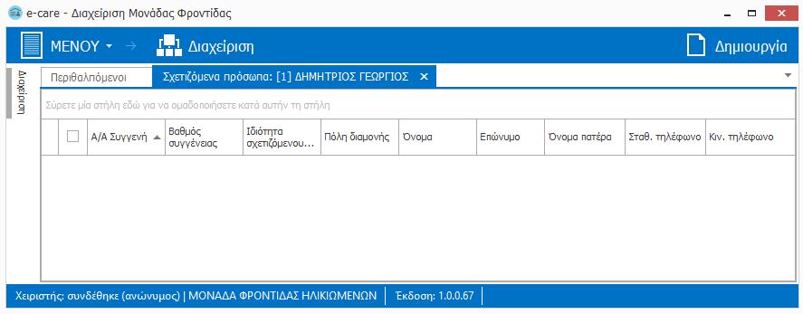 Στη συνέχεια, κάντε κλικ στην επιλογή «Σχετιζόμενα πρόσωπα» από το αναδυόμενο μενού.
