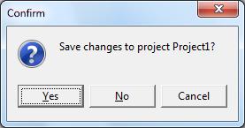 Затим ћемо из менија File изабрати команду Save Project As. Отвориће се прозор за дијалог као на другој слици и сачуваћемо пројекат како је описано.