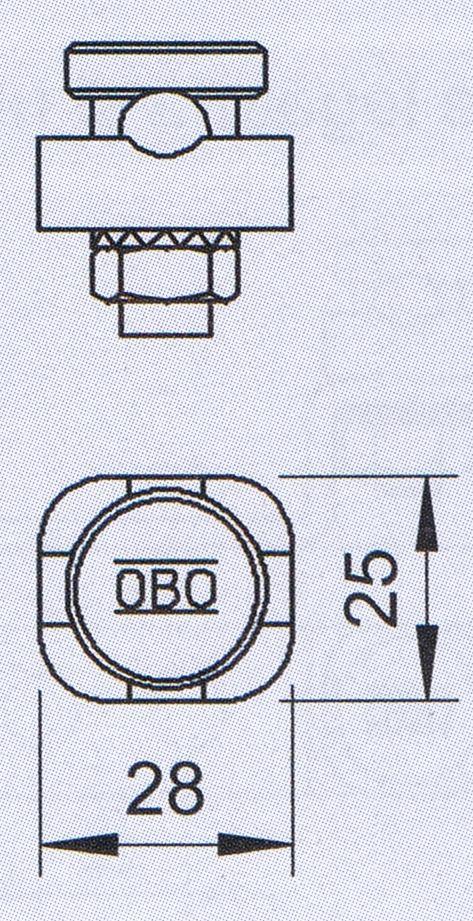 2 perforatii Ф 11 Piesa de imbinare