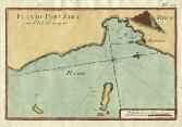 [Zacharakis 3054/2016] 30-40 1706 ROUX J. PLAN DU PORT ZIRA. 1764. Σύρου.