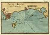 75] 30-40 1708 ROUX J. CARTE DU MOUILLAGE DE CORFOU. 1764. Κέρκυρας.