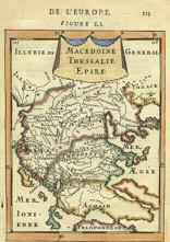 MACEDOINE THESSALIE EPIRE. 1682. Μακεδονίας, Θεσσαλίας και Ηπείρου.