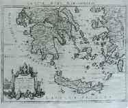 [Αβιβλιογράφητος ως προς Zacharakis] 350-400 1653 WEIGEL JOHANN CHRISTOPH GRAECIAE ANTIQUAE TABULA NOVA. Nyremberg 1718.