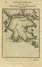 1667 COTOVICUS J. PELOPONNESUS MOREA. 1619. Πελοποννήσου. Πρώτη έκδοση.