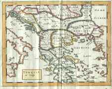 1673 MOORE J. SIR TURQUIE IN EUROPE. 1681. Ελλάδας. Πολύ ΣΠΑΝΙΟΣ, από το βιβλίο "New System of Mathematics".