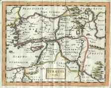 1678 SEUTTER G. M. GRAECIA PARS SEPTENTRIONALIS. c. 1730. βόρειας Ελλάδας. Διαστάσεις 58,5 χ 50 εκ.