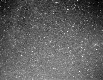 teleskop Meade LX200, okular 18mm, osvetlitev 3sek.