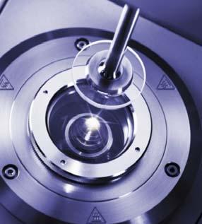 Modulul de microscopie optica poate fi utilizat pentru vizualizarea probelor simultan cu efectuarea determinarilor reologice - Sistem de termostatare cu element Peltier cu placa inferioara din