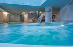 μ) και μία παιδική Spa με εσωτερική θερμαινόμενη πισίνα με υδρομασάζ, καταρράκτες νερού, γυμναστήριο, χαμάμ, σάουνα, σκωτσέζικο ντους και χώρο χαλάρωσης.