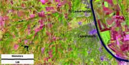 Ảnh Landsat TM 3-4-5 (B,G,R) -Thực vật:
