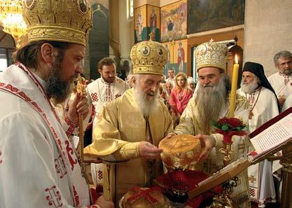 великомученика Ге оргија. У цркви Св. Ђорђа у Крушевцу началствовао Литургијом Његова Светост Патријарх српски Господин Г.