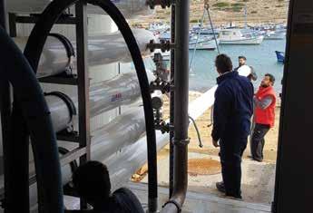 Το έργο αποσκοπούσε στην αντικατάσταση και αναβάθμιση της δυναμικότητας της υφιστάμενης εγκατεστημένης μονάδας αφαλάτωσης στο εργοστάσιο αφαλάτωσης της Οίας.