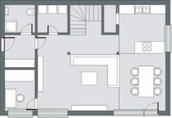 476 m2 454 m2 Topl. preh. elementov ovoja (Um) 0,10 0,11 W/(m2 K) 0,09 0,10 W/(m2 K) Zunanje stavbno pohištvo Ug/Uf = 0,60/0,73 W/(m2 K) Ug /Uf = 0,50/0,73 W/(m2 K) Delež stekla na ogr.