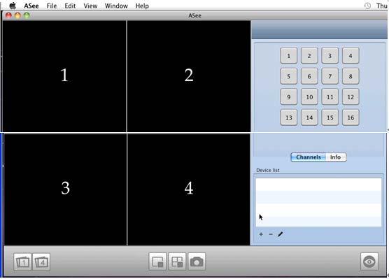 Figura 7-2 Functiile butoanelor din meniul principal sunt urmatoarele: Buton Functie Descriere functie O singura imagine Afisare imagini de pe un singur canal.
