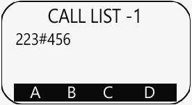 Call List: (Λίστα Κλήσεων) Ο TH-UV8200 μπορεί να αποθηκεύσει στη λίστα κλήσεων16 ομάδες κωδικών DTMF.