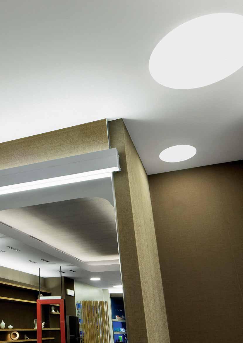 Corpuri de iluminat cu montaj încastrat pt LED-uri, T5 and T8