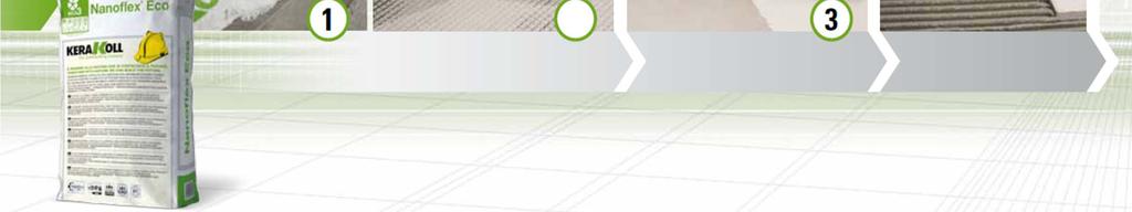 FAZA 2- IMPERMEABILIZARE - Aplicarea primei maini de Nanoflex Eco si inserarea plase Aquastop Ar1.
