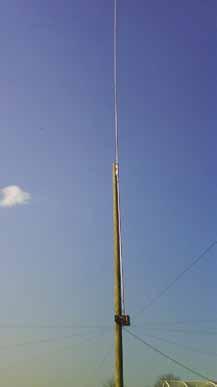 Elektronika, Vijesti iz HRS-a teorija, gradnje Antena je napravljena od aluminijskih cijevi složenih jedna u drugu, promjera od φ 50 mm do φ 20 mm.