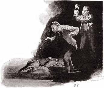 Arthur Conan Doyle εντύπωση έγινε λιγότερο έντονη καθώς οι βδομάδες πέρασαν και τίποτα δε συνέβη το οποίο να αναστατώσει τη συνήθη ρουτίνα της ζωής μας. Διέκρινα μια αλλαγή στο θείο μου, ωστόσο.