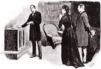 Arthur Conan Doyle αερίζουν. Με την άδεια σας, Δεσποινίς Στόουνερ, θα μεταφέρουμε τις έρευνες μας στο εσωτερικό δωμάτιο.» Ο θάλαμος του Δρ.