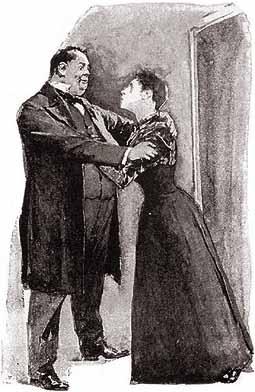 Arthur Conan Doyle λινή τσάντα μαζί του περνώντας μέσα. Πρόσφατα έπινε πολύ, και χθες το απόγευμα ήταν υπερβολικά μεθυσμένος και όταν ανέβηκα τις σκάλες εκεί ήταν το κλειδί πάνω στην πόρτα.