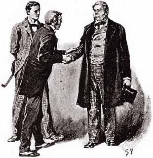 Arthur Conan Doyle «Και είναι αξιοθαύμαστα κατάλληλος για αυτή,» απάντησε ο άλλος. Πληροί κάθε απαίτηση. Δε θυμάμαι πότε να είδα κάτι τόσο αισθητικά άρτιο.