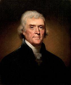 Jefferson Baje je angleško besedo za verižnico, catenary, predlagal Thomas Jefferson (1743 1826), tretji predsednik ZDA