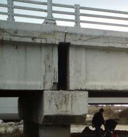 16% λόγω διάβρωσης. Περιγραφή ΑΠΟΤΕΛΕΣΜΑΤΑ ΓΕΦΥΡΑΣ ΣΤΡΥΜΟΝΑ Η γέφυρα του Στρυμόνα διαθέτει 8 ανοίγματα και είναι κατασκευασμένη από προεντεταμένο σκυρόδεμα, με πολλαπλά βάθρα επί πασσάλων.