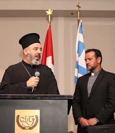 Gifted with a beautiful icon of Prophet Elias, Mr. Stratigeas was very grateful for this special honour made to him and his family. Parish priest Fr.