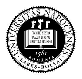 BABEŞ-BOLYAI UNIVERSITY FACULTY OF PHYSICS Studiul procesului de