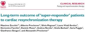 Super-response: LVEF> 50% at 1 year and/or 2 years after implantation; 62/259 (24%) SRs: Οnly 1/62 patients died for cardiovascular reasons during a follow-up of more than 6 years.