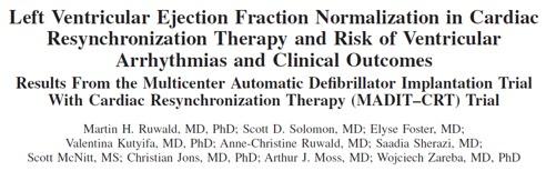 Post-hoc analysis; 752 CRTD pts NYHA I-II Mean 2.