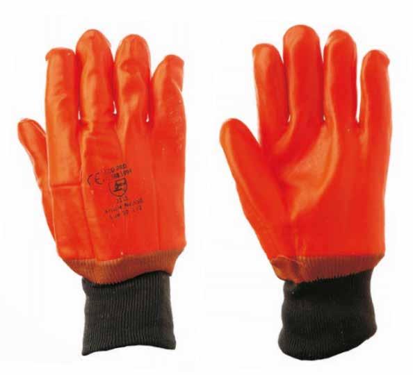 Γάντια Ψύχους PVC Φωσφοριζέ EN420 EN388,3,2,2,1 Γάντια Ψύχους PVC Aφρώδη εσωτερική