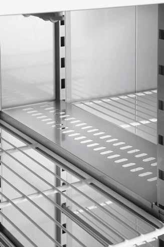 The kit consists of 4 vertical S/S guides that replace the existing guides. The horizontal shelf guides are not included in the kit.