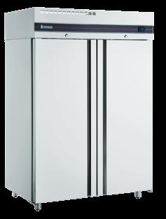 Upright Freezers Technical Characteristics Armoires Congelateurs Caracteristiques techniques Door thickness70mm thick Freezers are equipped with a frame electric resistance Hot-gas defrost Interior