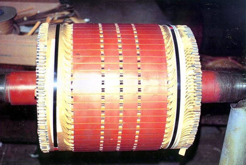 tương tự như dây quấn trên stator.