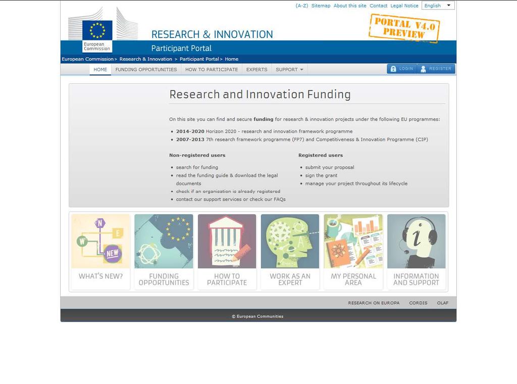 Public access EU login