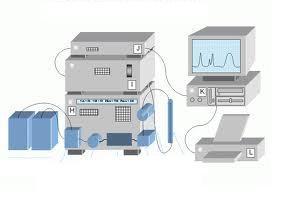 Uređaj za HPLC se sastoji od sljedećih komponenti: Rezervoar mobilne faze Pumpa Injektor Kolona Detektor Ultra HPLC koristi isti princip metode separacije kao i konvencionalna HPLC, ali razlika je