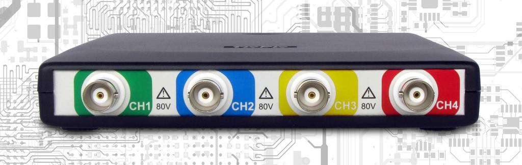 Handyscope HS6 DIFF 250 MHz bandwidth, 1 GS/s, 14 bit USB 3.