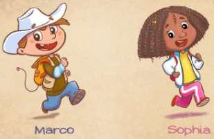 Εικόνα 3-44: Επιλογή avatar στο παιχνίδι Run Marco! Με τη δυνατότητα αυτή, ο παίκτης ταυτίζεται με κάποιον ήρωα και μπορεί να νιώσει ότι έχει τη δική του ξεχωριστή ταυτότητα στο παιχνίδι. 3.4.5 Παιδαγωγικά θέματα i.