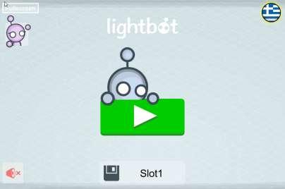 3.1 Το εκπαιδευτικό παιχνίδι «Lightbot (Hour of Code)» Το Lightbot Hour of Code, είναι μία έκδοση του παιχνιδιού LightBot, το οποίο έχει σχεδιαστεί από τον Danny Yaroslavski ο οποίος έχει εργαστεί σε