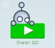 Εικόνα 3-11: Επιβράβευση του παίκτη στο Lightbot Hour of Code μετά την ολοκλήρωση κάθε ενότητας Ο παίκτης κατά τη διάρκεια του παιχνιδιού, δεν λαμβάνει κάποιο σκορ ως επιβράβευση της πορείας του.