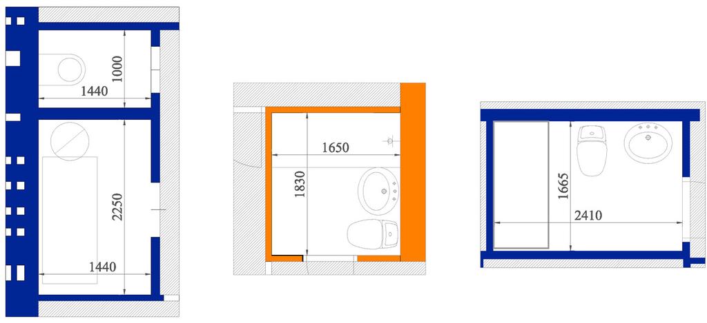 SANITAARRUUMID vannituba 3,25m 2 3m 2 4,0m 2