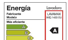 instalacións. Mellora eficiencia electrodomésticos Lavadora A lavadora, despois do frigorífico, é o electrodoméstico que máis enerxía consume.