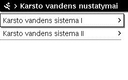 7 Serviso meniu Meniu punktas Nustatymo diapazonas Aprašas Palaik. Taip Besiūlių grindų džiovinimą laikinai sustabdyti. Jei viršijamas maksimalus Ne nutraukimo laikas, atsiranda trikties rodmuo.