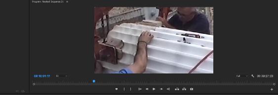 Εικόνα 4-3: Το workplace του Adobe Premiere Πάνελ Project: Είναι το μέρος όπου τοποθετούμε τα βίντεο κλιπ, αρχεία ήχου,